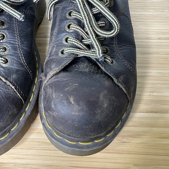 Dr. Martens 10940 Brown Leather Oxford Shoes Mens 9 Womens 10 Platform Lug Sole - Picture 6 of 9